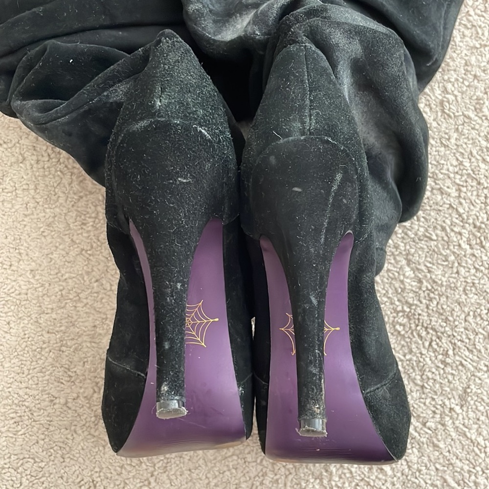 Mojo Moxy Suede Over The Knee Boot, Us Size 8.5 - image 7